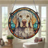 English Setter Stained Glass Effect Suncatcher